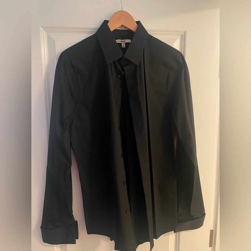 Express MX Black Slim Shirt - Medium